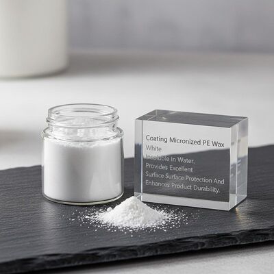 Επιχρισμός μικροποιημένο PE κερί λευκό αδιάλυτο στο νερό παρέχει εξαιρετική προστασία της επιφάνειας και βελτιώνει την αντοχή του προϊόντος
