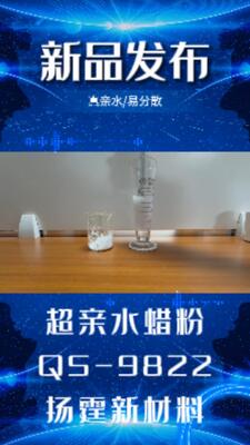 Υδρόφιλο κερί μικροσκόνης, που χρησιμοποιείται σε μελάνια με βάση το νερό