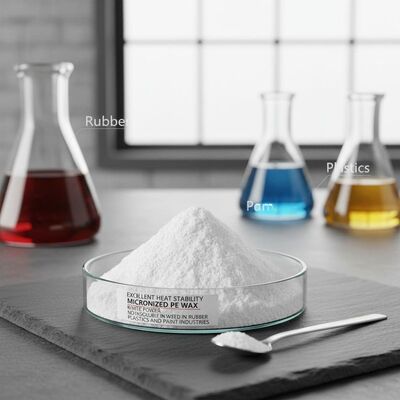 Εξαιρετική Θερμική Σταθερότητα Μικροποιημένο Κερί PE Λευκή Σκόνη Χωρίς Αδιάλυτο Στο Νερό Χρησιμοποιείται σε Βιομηχανίες Καουτσούκ, Πλαστικών και Βαφών